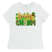 White lucky charm Ladies Tee - Artiststas