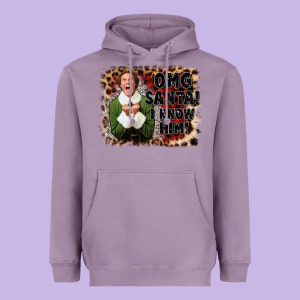 Omg Santa I Know Him Elf Heavyweight Hoodie Designed By Cowgirlartshop