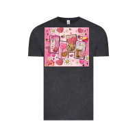 Vintage Black cafecito y chisme valentine's day Vintage Tee - MaliasSmallBusiness