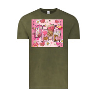 Vintage Olive cafecito y chisme valentine's day Vintage Tee - MaliasSmallBusiness