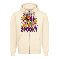 Sandshell Sweet and Spooky Zipper Hoodie - texasbilliewilder