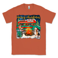 Copper merry christmas with camper van Classic Tee - NancyCooperArtShop