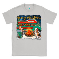 Moon Dust merry christmas with camper van Classic Tee - NancyCooperArtShop