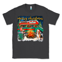 Smoke merry christmas with camper van Classic Tee - NancyCooperArtShop