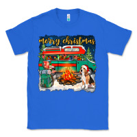 True Royal merry christmas with camper van Classic Tee - NancyCooperArtShop