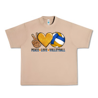 Burro peace love volleyball Urban Heavy Tee - AdoDesignShop