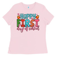 Happy First Day Of School Ladies Tee | Teevron