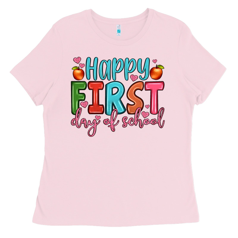 Happy First Day Of School Ladies Tee by JahusDesignShop | Teevron