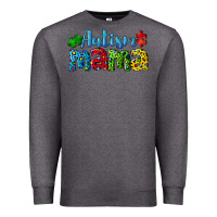 Charcoal Heather autism mama Premium Sweatshirt - CowGirlArtShop