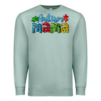 Seafoam autism mama Premium Sweatshirt - CowGirlArtShop