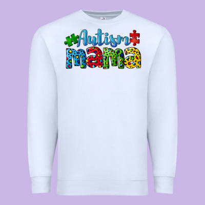 Autism Mama Premium Sweatshirt Designed By Cowgirlartshop