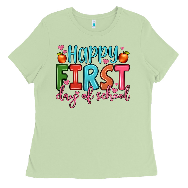 Happy First Day Of School Ladies Tee by JahusDesignShop | Teevron