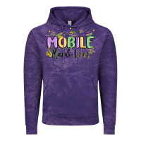 Cloud Purple mobile mardi gras Vintage Hoodie - MaliasSmallBusiness