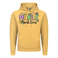 Vintage Mustard mobile mardi gras Vintage Hoodie - MaliasSmallBusiness