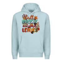 Blue Mist fall breeze and autumn leaves Premium Hoodie - CowGirlArtShop