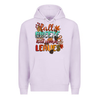 Lilac fall breeze and autumn leaves Premium Hoodie - CowGirlArtShop