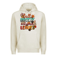 Oatmeal Heather fall breeze and autumn leaves Premium Hoodie - CowGirlArtShop