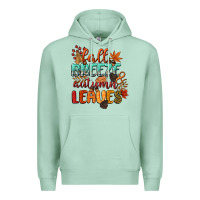 Seafoam fall breeze and autumn leaves Premium Hoodie - CowGirlArtShop