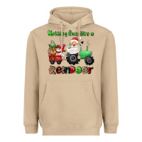 Mushroom nothing runs like a reindeer Heavyweight Hoodie - CowGirlArtShop