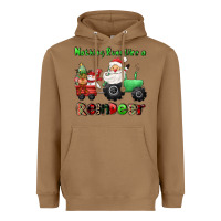Toasted Coconut nothing runs like a reindeer Heavyweight Hoodie - CowGirlArtShop