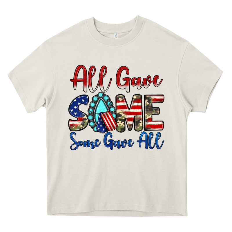 All Gave Some Some Gave All Heavy Core Tee by JahusDesignShop | Teevron