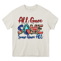 Cream all gave some some gave all Heavy Core Tee - JahusDesignShop
