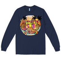Navy summer vibes2 Long Sleeve Tee - JahusDesignShop