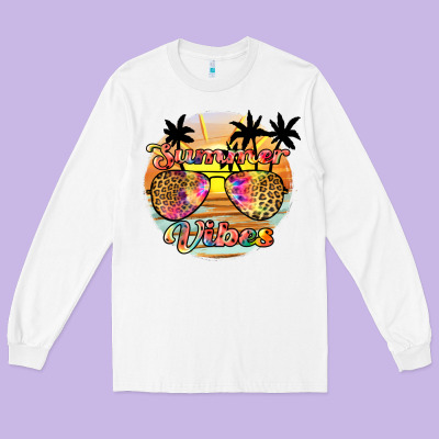Summer Vibes2 Long Sleeve Tee Designed By Jahusdesignshop
