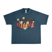 Midnight Navy si dios quiere Urban Heavy Tee - MaliasSmallBusiness