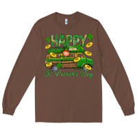 Chestnut Happy St. Patricks Day Long Sleeve Tee - BundleAndBundleShop