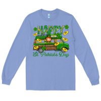 Colony Blue Happy St. Patricks Day Long Sleeve Tee - BundleAndBundleShop