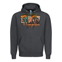 Smoke western howdy pumpkin Zipper Hoodie - NancyCooperArtShop