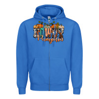 True Royal western howdy pumpkin Zipper Hoodie - NancyCooperArtShop