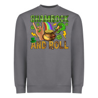 Storm Shamrock and roll Heavyweight Sweatshirt - BundleAndBundleShop
