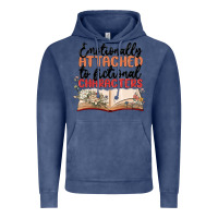 Vintage Denim emotionally attached to fictional characters Vintage Hoodie - MaliasSmallBusiness