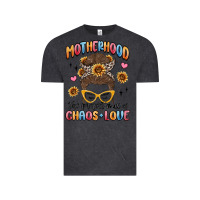 Vintage Black motherhood the perfect mix of chaos and love Vintage Tee - MaliasSmallBusiness