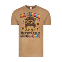 Vintage Camel motherhood the perfect mix of chaos and love Vintage Tee - MaliasSmallBusiness