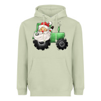 Matcha santa tractor Heavyweight Hoodie - CowGirlArtShop