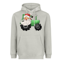 Moon Dust santa tractor Heavyweight Hoodie - CowGirlArtShop