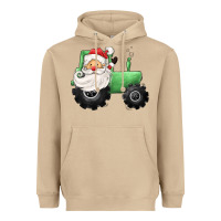 Mushroom santa tractor Heavyweight Hoodie - CowGirlArtShop