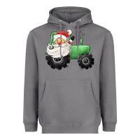 Storm santa tractor Heavyweight Hoodie - CowGirlArtShop