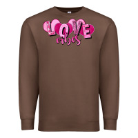 Chestnut Love vibes Valentine's Day Premium Sweatshirt - HowdyJamesFarm