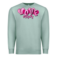 Seafoam Love vibes Valentine's Day Premium Sweatshirt - HowdyJamesFarm