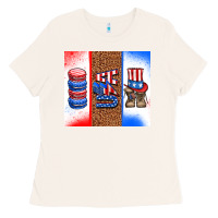 Bone usa macaroon and boots Ladies Tee - AdoDesignShop