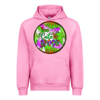 Fuchsia Pink too cute to spook earrings Urban Hoodie - BundleAndBundleShop