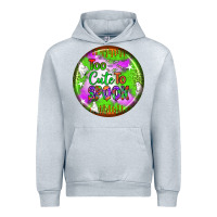 Heather Grey too cute to spook earrings Urban Hoodie - BundleAndBundleShop