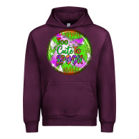 Mauve Wine too cute to spook earrings Urban Hoodie - BundleAndBundleShop