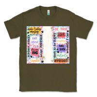 Army Green positive affirmation Classic Tee - MaliasSmallBusiness