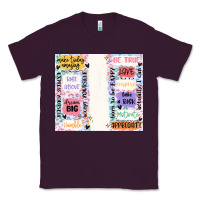 Plum positive affirmation Classic Tee - MaliasSmallBusiness
