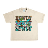 Sandshell western howdy howdy howdy Urban Heavy Tee - NancyCooperArtShop